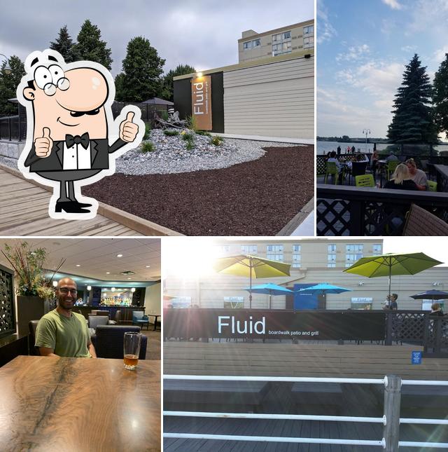 Fluid Boardwalk Patio and Grill, 208 St Mary's River Dr in Sault Ste