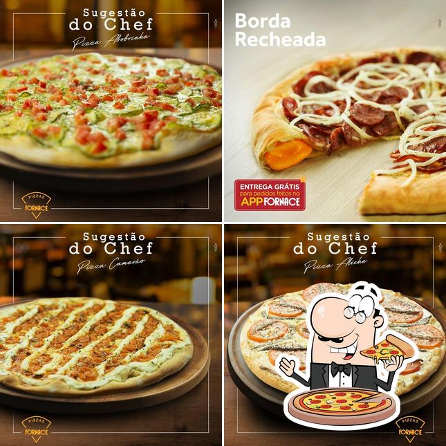 Experimente pizza no Fornace Pizzaria