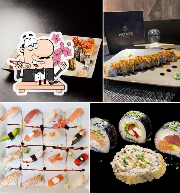 Scegli le varie opzioni di sushi