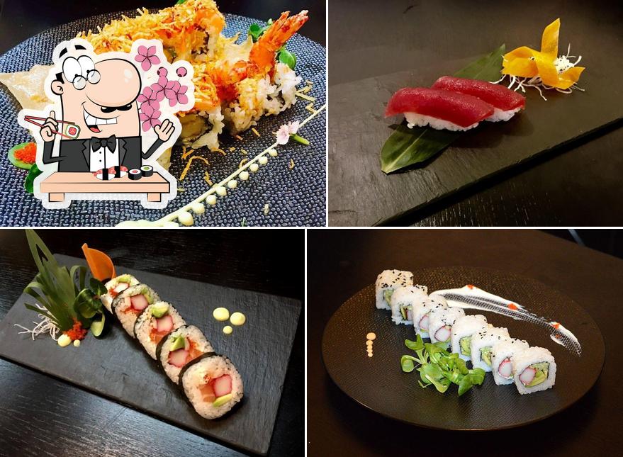 Scegli le diverse opzioni di sushi