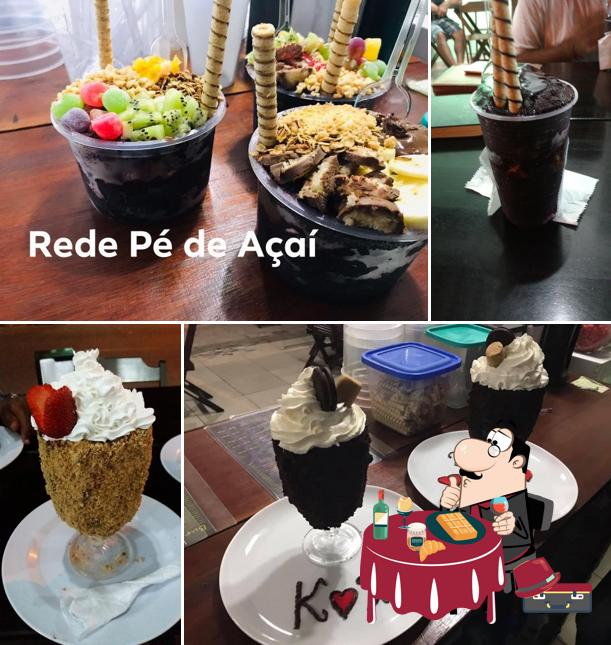 Rede Pé de Açaí oferece uma seleção de pratos doces