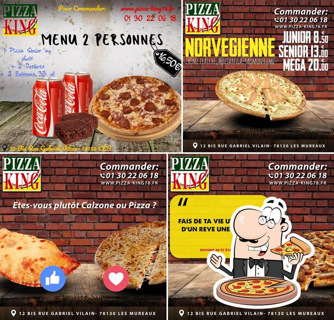 Essayez des pizzas à Pizza King