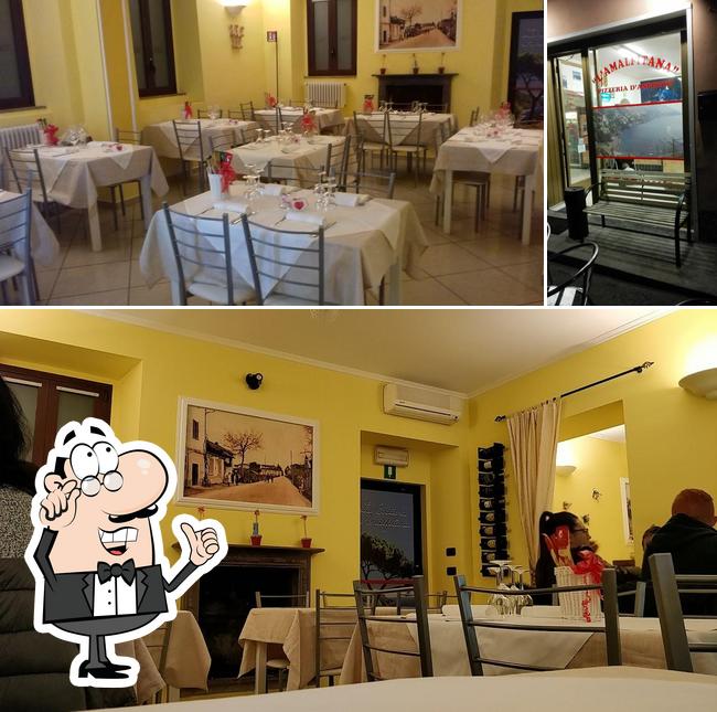 Gli interni di Pizzeria L'Amalfitana