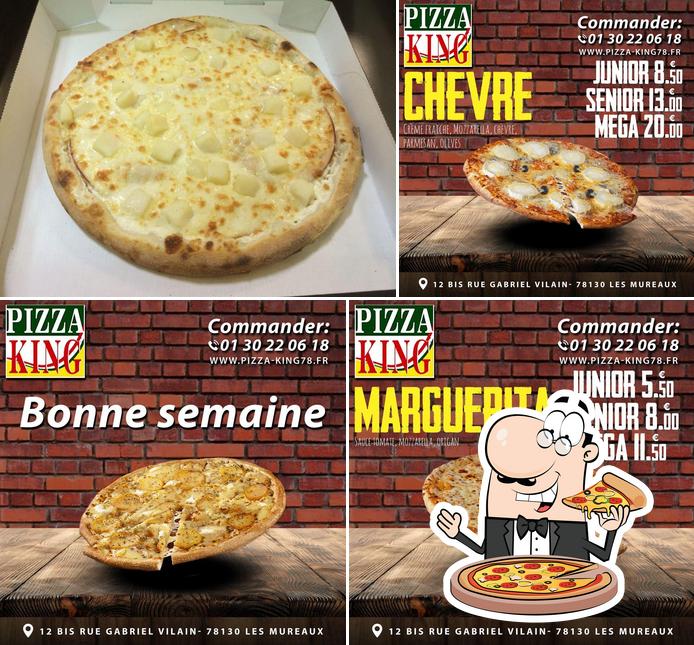 A Pizza King, vous pouvez profiter des pizzas