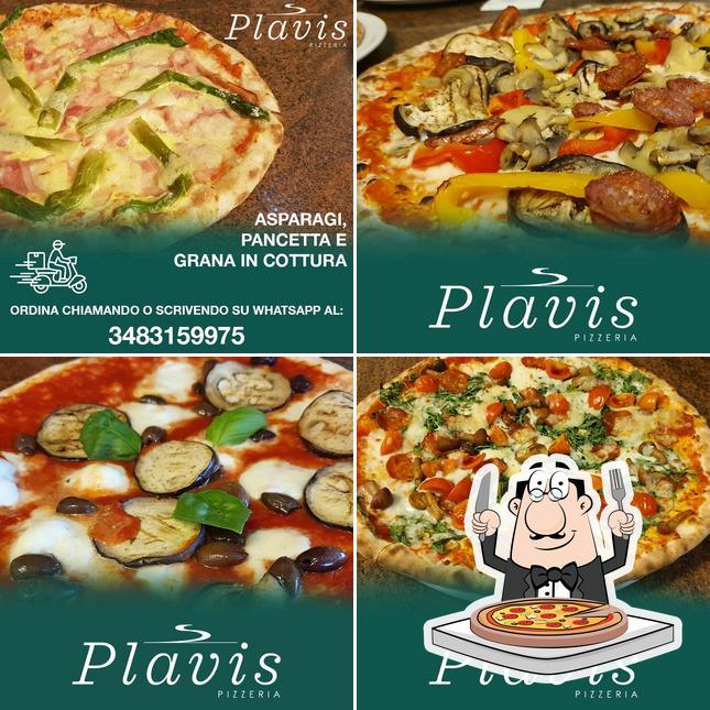 Essayez des pizzas à Pizzeria Ristorante Plavis di Venturato Emanuela