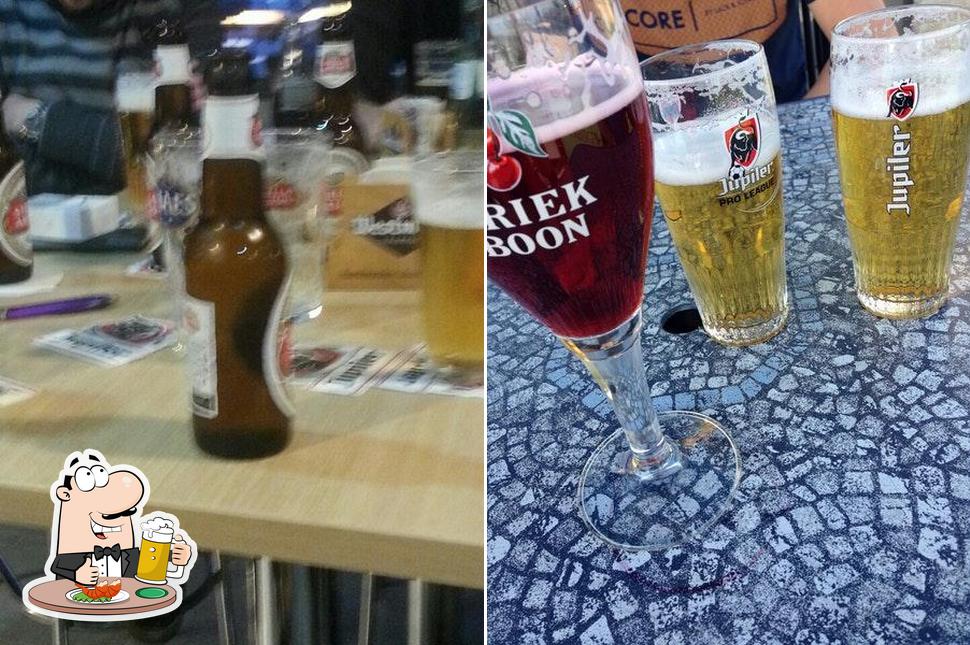 Commandez un verre de bière blonde ou brune