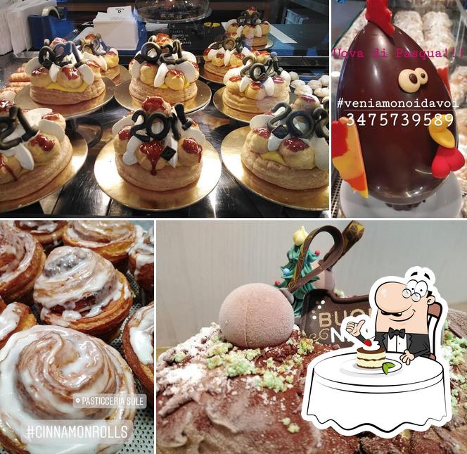 Pasticceria Sole di Robetti Luca serve un'ampia selezione di dessert