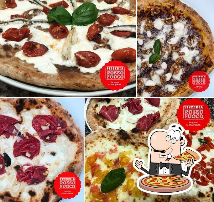 A Pizzeria Rossofuoco Quartu, puoi prenderti una bella pizza