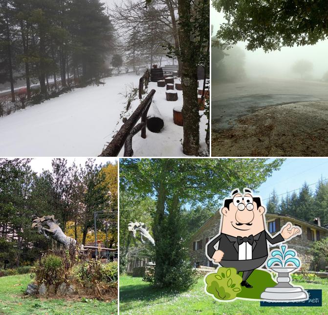 Puoi goderti l'aria fresca da seduto all'esterno di Bar Ristorante Madonna delle Nevi - Tascusì