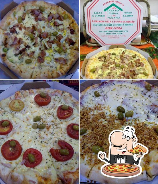 Experimente diversos tipos de pizza