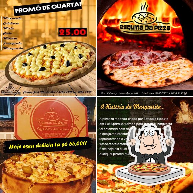 Experimente diferentes variedades de pizza