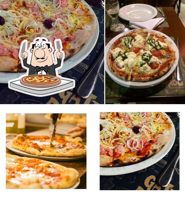 Experimente pizza no Gattopardo Trattoria e Pizzaria