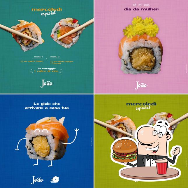 Ordina un hamburger a João Boteco Do Sushi