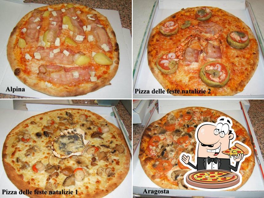 Essayez de nombreux types de pizzas