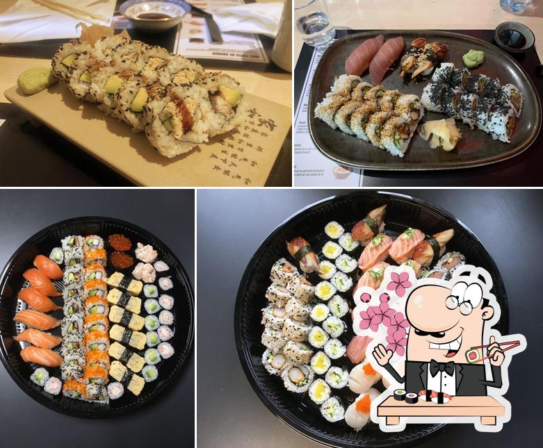 Prova le varie opzioni di sushi