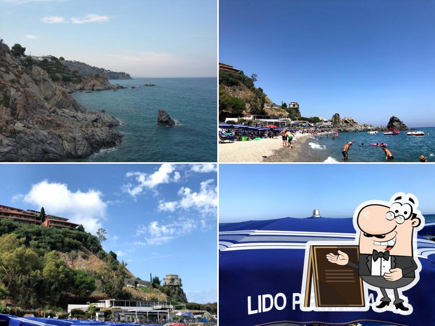 Goditi la vista dagli esterni di Ristorante del Lido Scogliera di Pietragrande