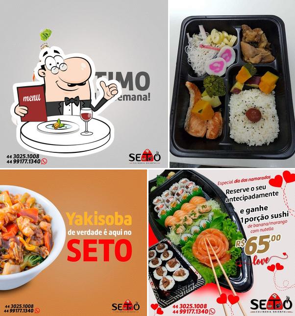 Comida em Seto Culinária Oriental