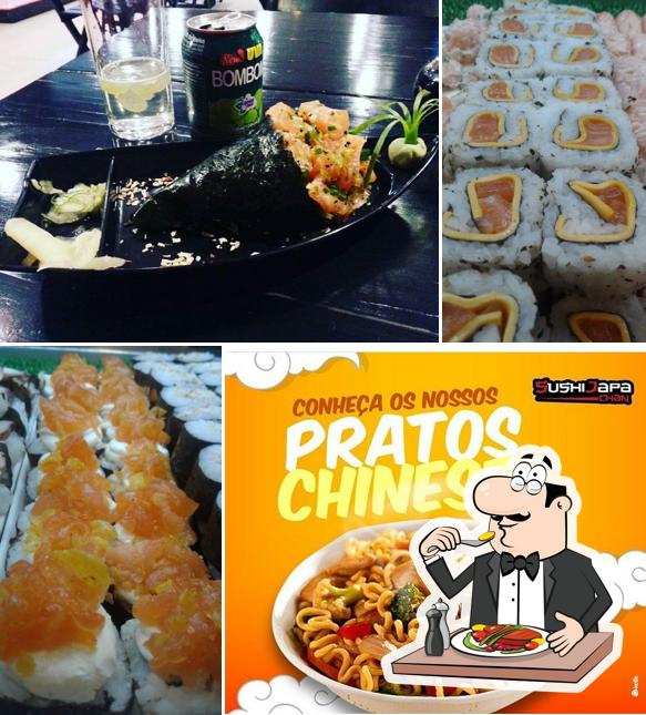 Platos en Sushi Japa Chan Cabral