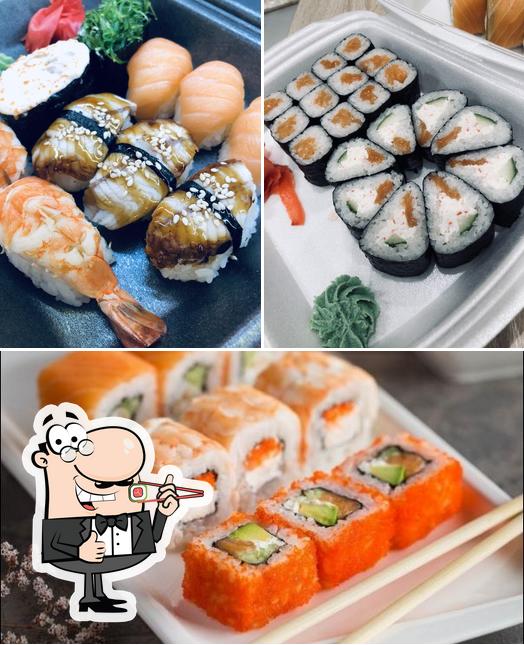 Prenez différentes options de sushi