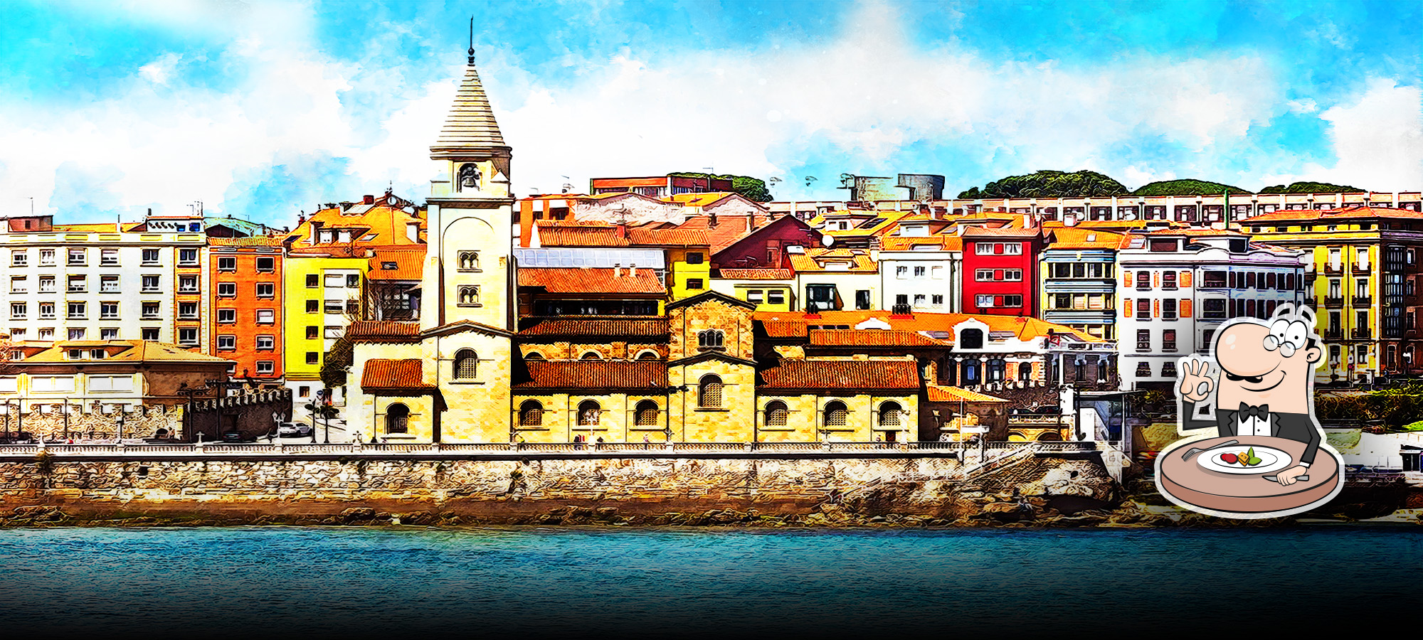 Exciting foods in Gijon, Spain