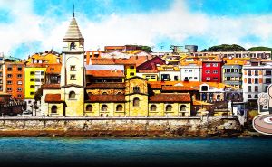 Exciting foods in Gijon, Spain