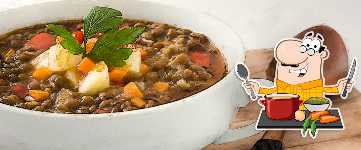 Lentils provencal: easy and savoury dinner idea