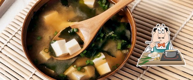 The coolset Japanese soup in Barcelona, Spain