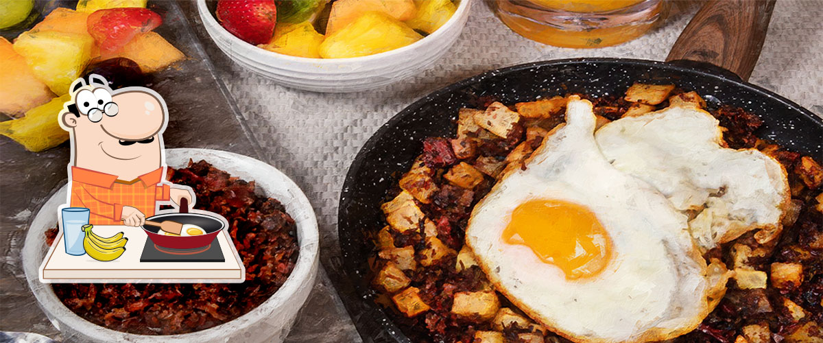 Katz's Pastrami hash for a perfect breakfast!