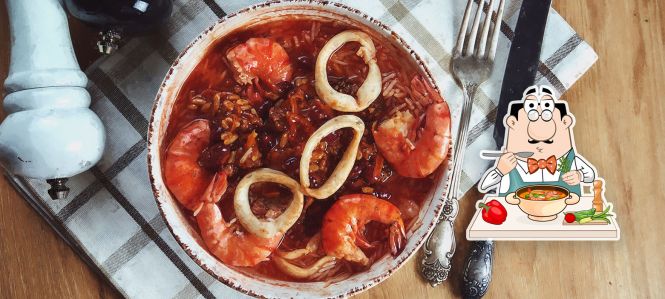 Seafood Filé Gumbo at Brennan’s Restaurant