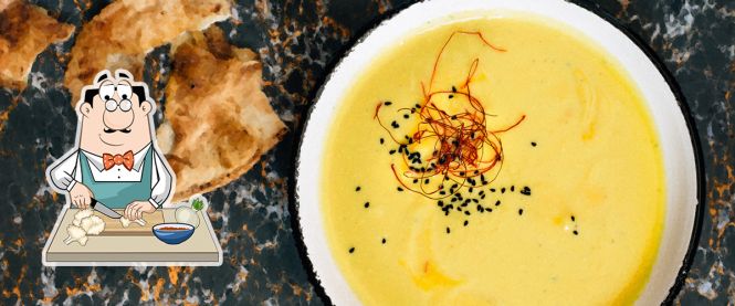 Eat the best cauliflower & saffron soup in Berlin, Germany