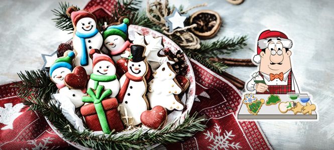 Festive gingerbread cookies from Dubai