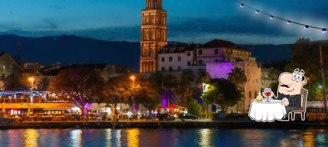 Having a Marvellous Dinner in Split, the Mediterranean Flower