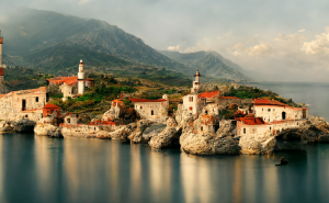 Mediterranean food venues in ancient Korinthos, Greece