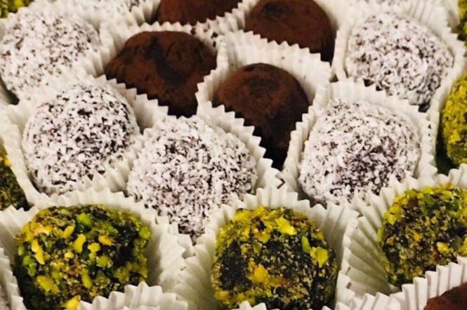 Vegan choco truffles