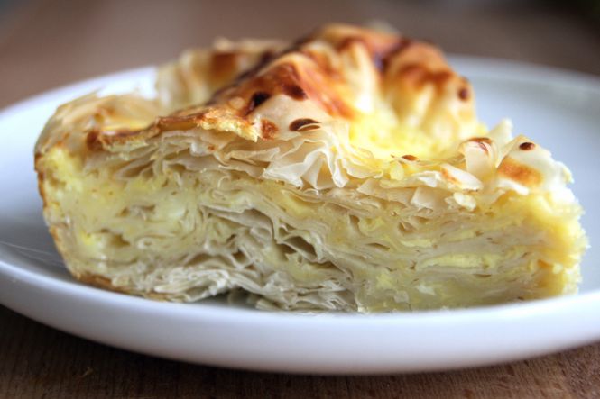 A delicious slice of Bulgarian banitsa, a mouthwatering pastry. Image by Kätrin Maidla on flickr.com