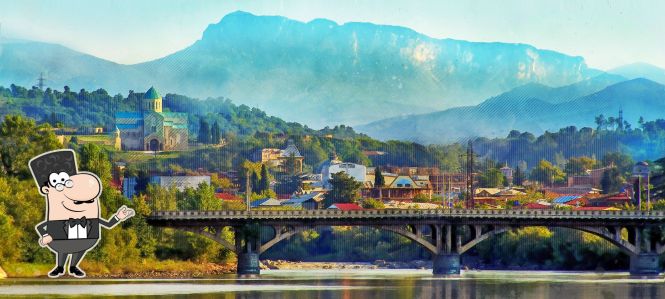 Check out top sights and retro diners in Kutaisi, Georgia