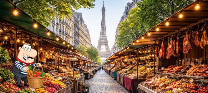 Best street food markets in Paris, France