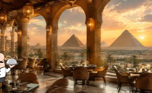 Where to dine in Giza, Egypt: best restaurants with pyramid views