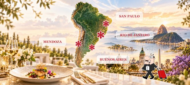 South American destinations with the most Michelin-starred restaurants
