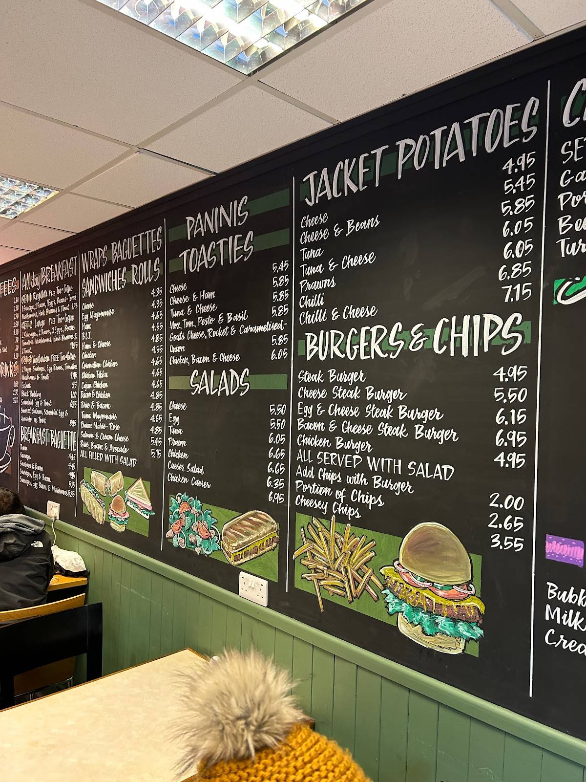Menu at Nathan's Nibbles cafe, Reading, 4 Prospect St