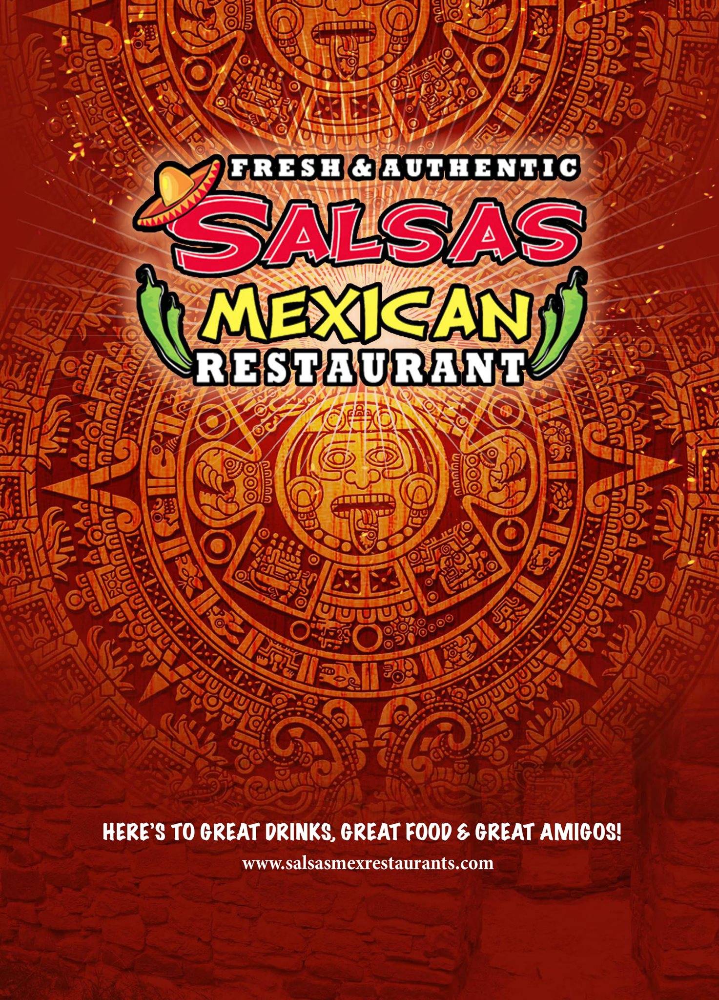 Menu at Salsas Mexican Restaurant, Palm Coast, 250 Palm Coast Pkwy NE 401