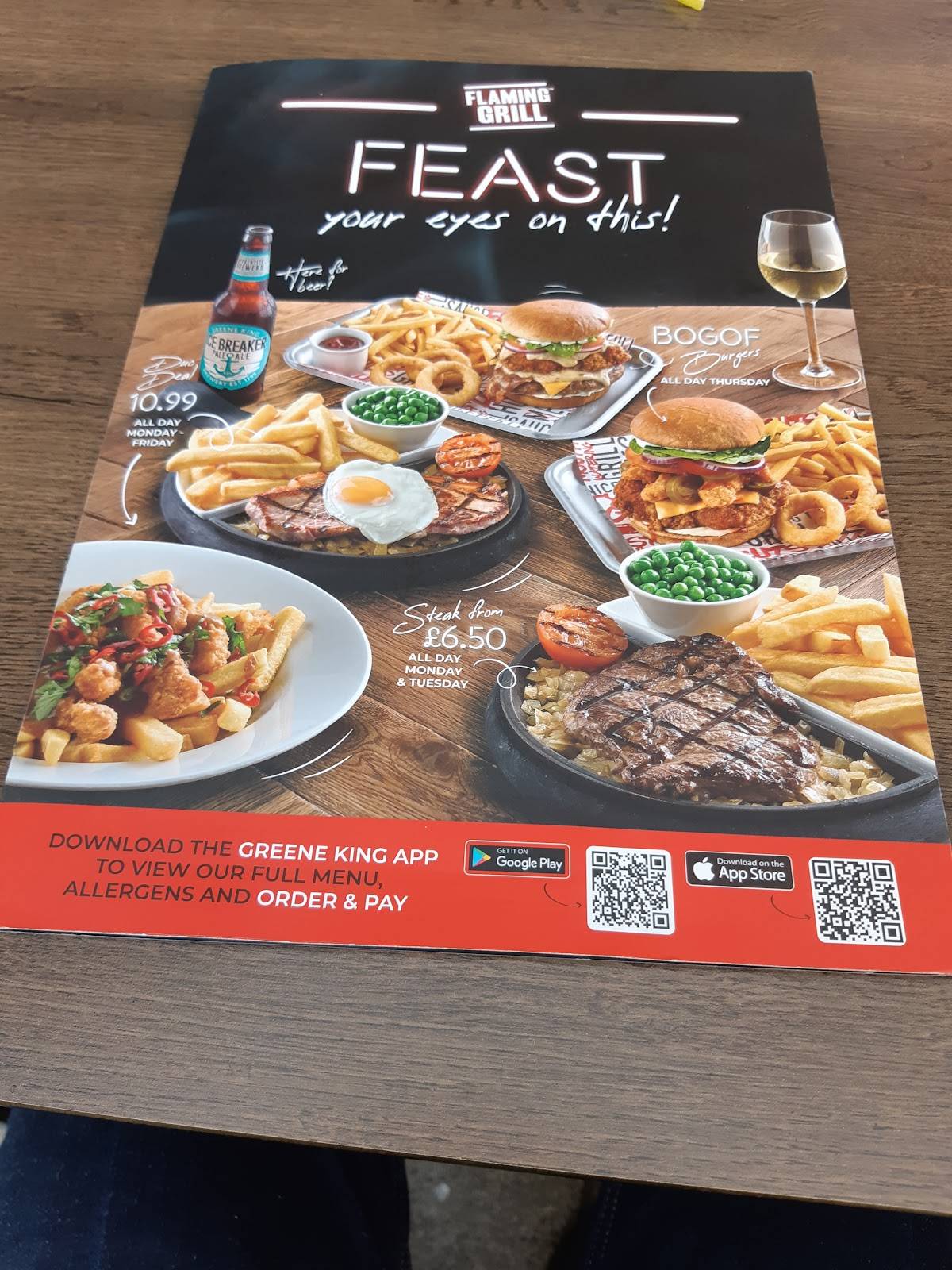 Menu at The Glasshouse pub & bar, Wath upon Dearne, Sandygate