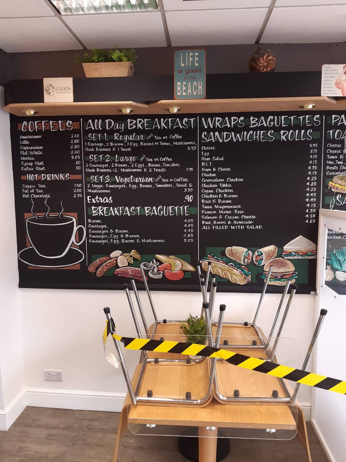 Menu at Nathan's Nibbles cafe, Reading, 4 Prospect St