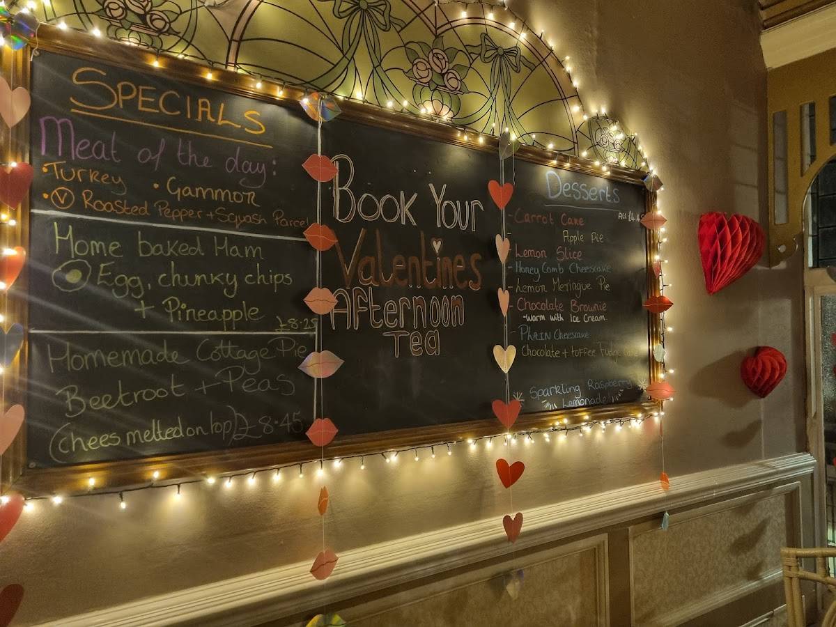 Menu at Nostalgia Tea Rooms cafe, Southport