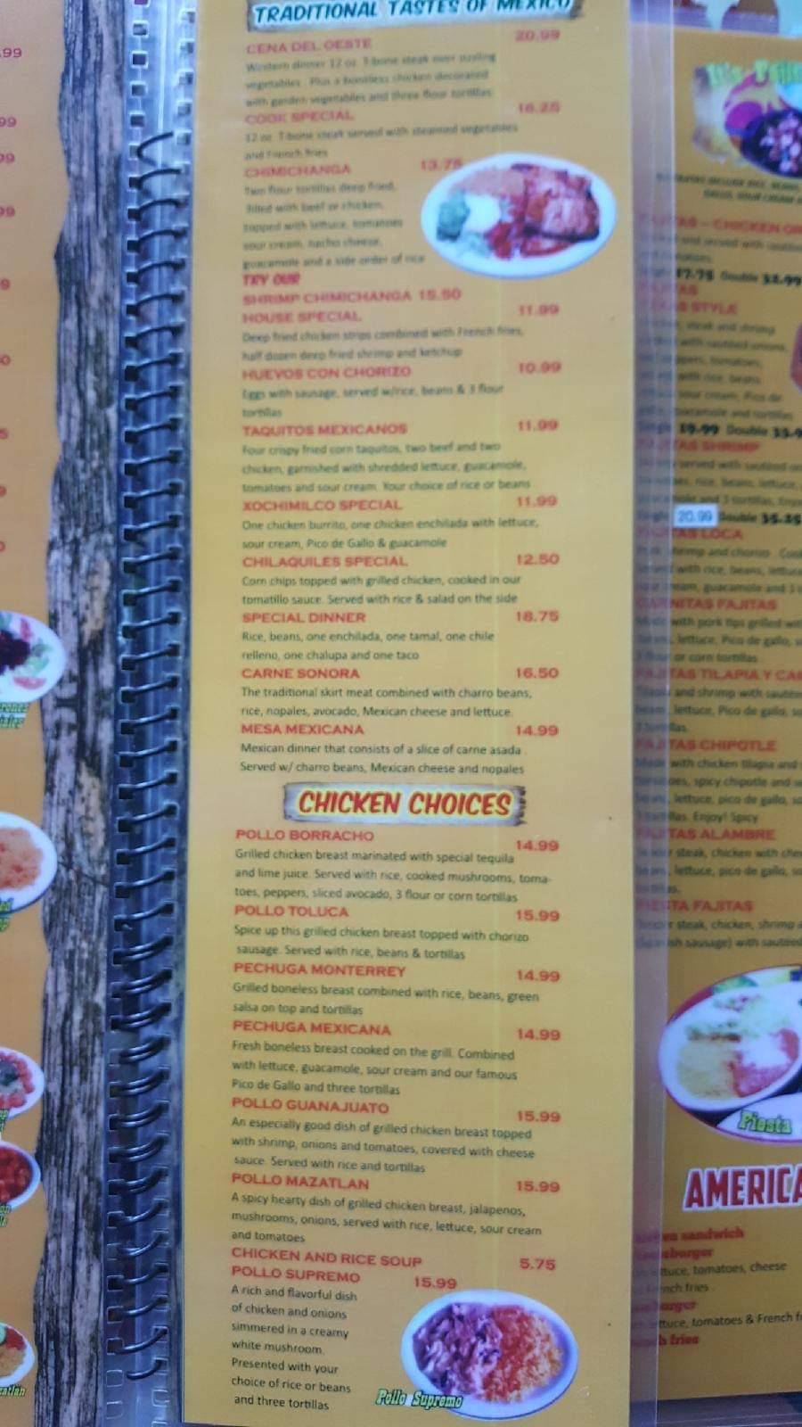 Menu at El Burrito Loco restaurant, Big Rapids