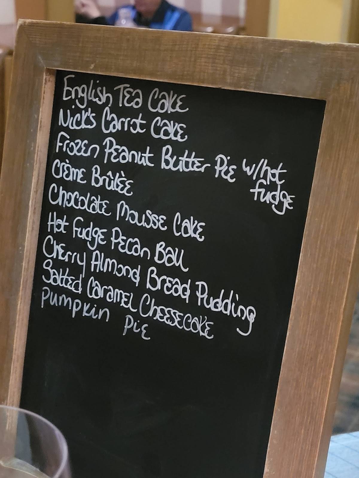 Menu at Coldwater Café restaurant, Tipp City