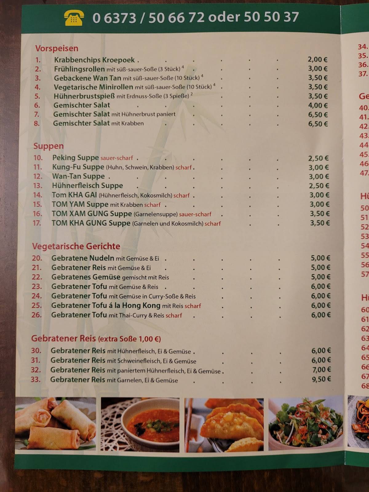 asia bistro schönenberg kübelberg karte