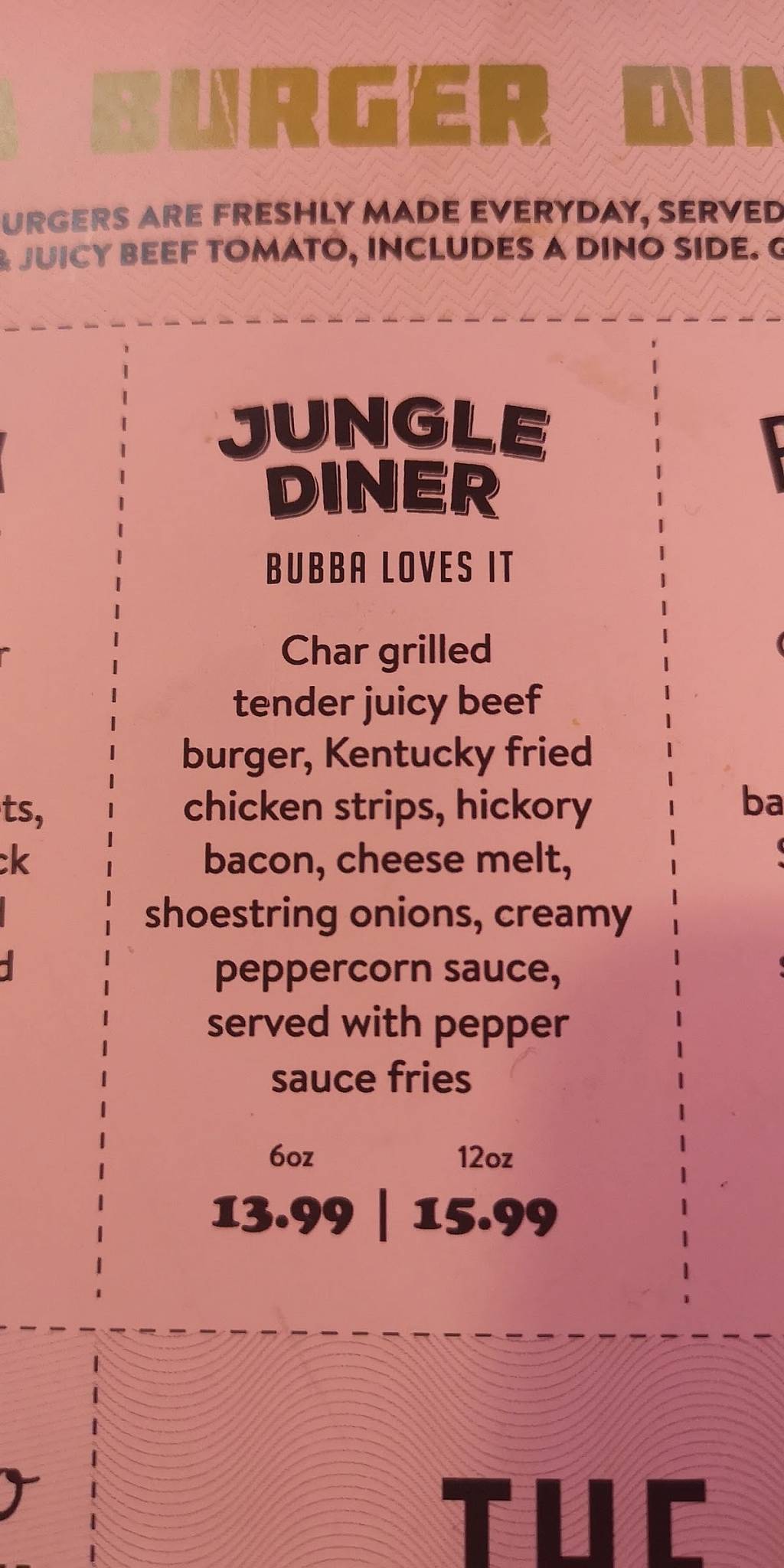 Menu at Jersey Street Grill restaurant, Lisburn