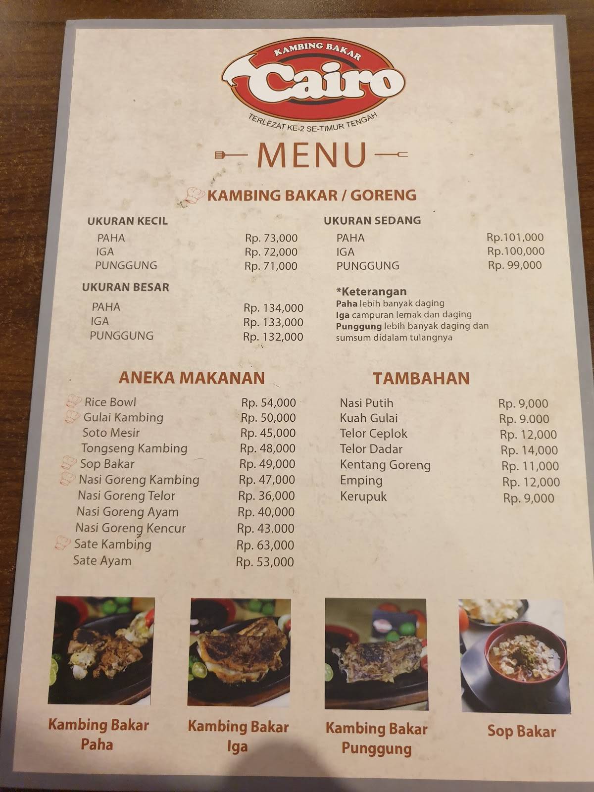 Kambing Bakar Cairo Sambas