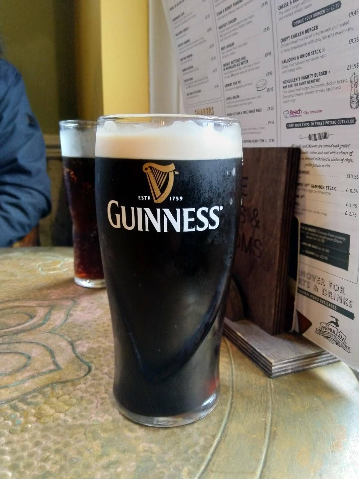 Menu at Mops & Brooms pub & bar, Borehamwood